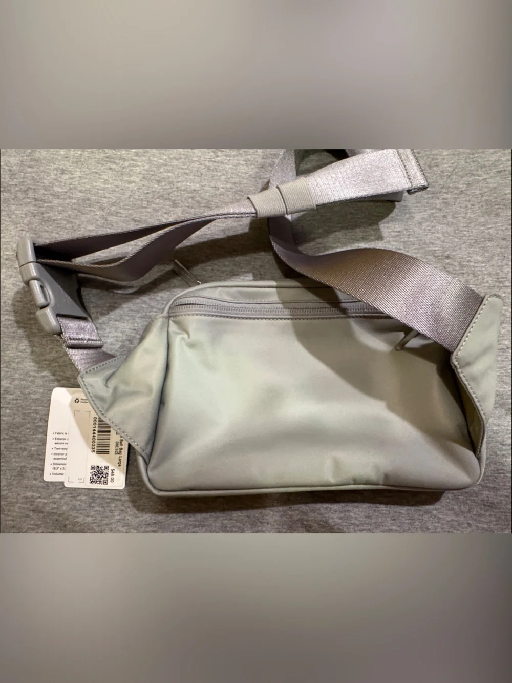 lululemon athletica Light Gray Everywhere Belt Bag Large New With Tags